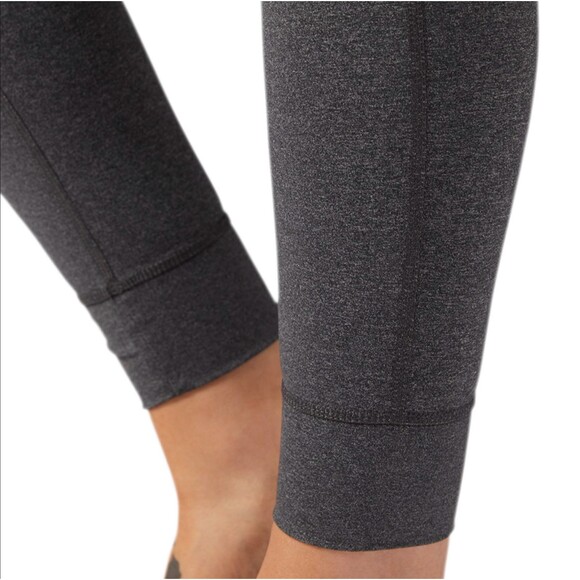 Reebok Lux Legging Women 3X 22W Gray Speedwick Mid Rise Gym Training Pants NWT - Picture 10 of 14